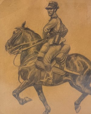 Richard Prauss (1902-1955) - Lancer on horseback