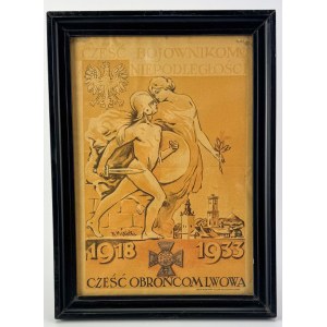 MĘKICKI Rudolf - Druk ulotny - Cześć Obrońcom Lwowa 1918-1933.