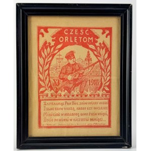 RYBKOWSKI Tadeusz - Druk ulotny - Cześć Orlentom - 1918