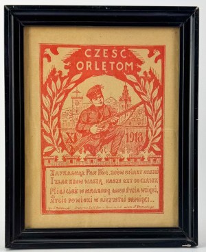 RYBKOWSKI Tadeusz - Leaflet print - Honoring the Orlents - 1918