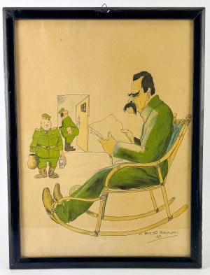 ROGALSKI Gustaw - Caricature of Józef Piłsudski