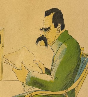 ROGALSKI Gustaw - Caricature of Józef Piłsudski