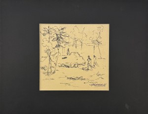 STOBIECKI Karol (1908-1970) - Cycle Poligon I [ink, paper].