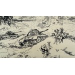 STOBIECKI Karol (1908-1970) - Czołgi II [tusz, papier]