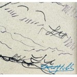 STOBIECKI Karol (1908-1970) - Cykl Poligon. Czołgi II [tusz, papier]