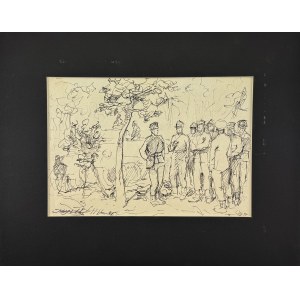 STOBIECKI Karol (1908-1970) - Cykl Poligon II [tusz, papier]