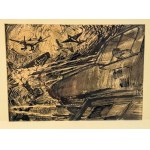 STOBIECKI Karol (1908-1970) - Niszczyciele 1944 [tusz, papier]