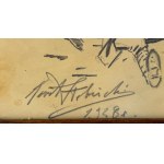 STOBIECKI Karol (1908-1970) - Na pozycji. Karabin maszynowy [tusz, papier]