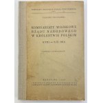 PELCZARSKI Tadeusz - Komisariaty Wojskowe Rządu Narodowego w Królestwie Polskim - Warszawa 1939