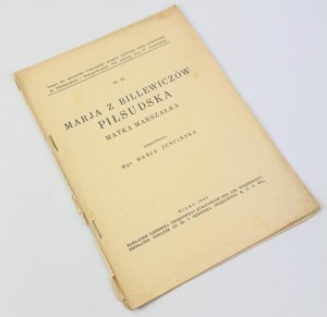 JUŚCIŃSKA Maria - Maria née Billewicz Pilsudska. Mother of the Marshal - Vilnius 1936
