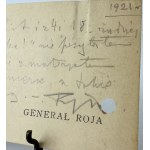 ROJA Bolesław - Notatka. Podpis Generała - 1921