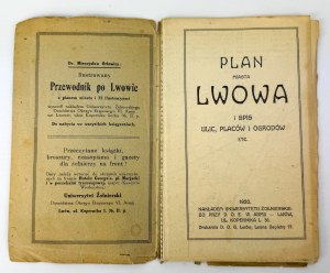 City plan of Lviv. List of streets, squares and gardens - Lviv 1920