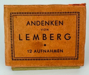 Souvenir from Lviv. 12 fold-out views. Andenken von Lemberg.