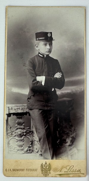 Set of four photographs of CDV Lviv. Cardboard photograph.