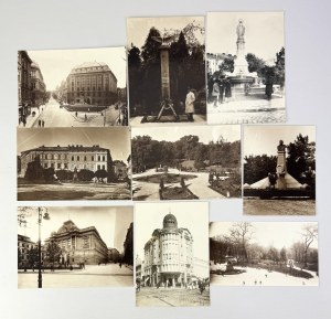 Set of eight pre-war photographs of Lviv. [15x12 cm]