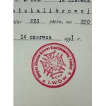 Dyplom Sportowy. Zawody Strzeleckie Związku Oficerów Rezerwy Koło Lwów - Lwów 1931 [pieczęć Z.O.R. Koło Lwów]