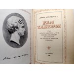 Mickiewicz Adam - Pan Tadeusz, Warszawa 1968, [ Ozdobna oprawa, dedykacja, autograf Andrzej Czeczot ]