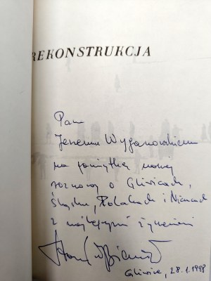Bieniasz Stanisław - Rekonstrukcja, Poznań 1991, [ Dedication, autograph of the author, Issue I ].