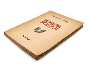 Leśmian Bolesław - Selection of Poetry - introduction by Leopold Staff, Krakow ca. 1947.