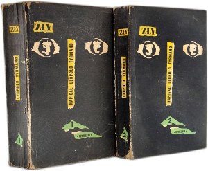 Tyrmand Leopold - Zły - Volume I-II, Warsaw 1957 [ Cover proj. Jan Młodożeniec ].