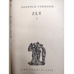 Tyrmand Leopold - Zły - Tom I-II, Warszawa 1957 [ Okładka proj. Jan Młodożeniec ]