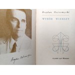 Ostromęcki Bogdan - Wybór wierszy - Warszawa 1972 [ Autograf i dedykacja autora, wydanie pierwsze ]