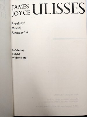 James Joyce - Ulysses - First Edition, Warsaw 1969