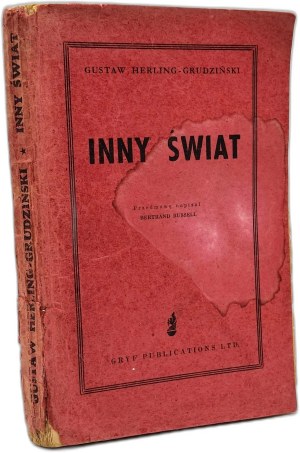 Gustaw Herling Grudzinski - Inny Świat - London 1953 - First Edition