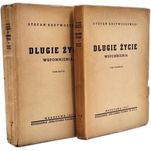 Krzywoszewski Stefan - Długie życie wspomnienia, Warszawa 1947