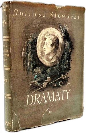 Słowacki Juliusz - Dramas ( Kordian, Balladyna) - Wroclaw 1952 [ Illustrated by Jan Marcin Szancer ].