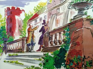 Mickiewicz Adam - Pan Tadeusz - illustrations by T. Gronowski, Warsaw 1950.