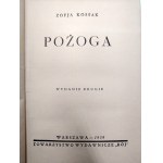Kossak Zofia - Pożoga - wspomnienia z Wołynia ( 1917 - 1919) - Warszawa 1939 [ wydanie drugie ]