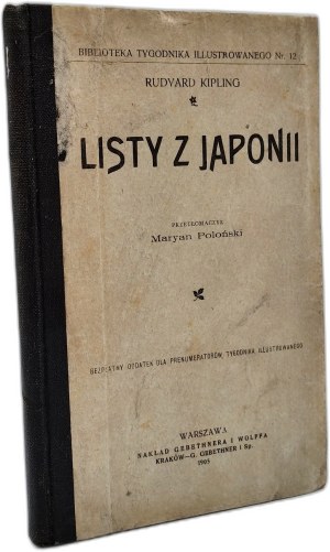 Kipling Rudyard - Letters from Japan, Warsaw 1905 [ Japan ].