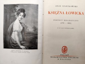Czartkowski Adam - Księżna Łowicka - Poznań 1930