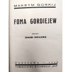 Gorkij Maksym - Foma Gordiejew - Warszawa 1928