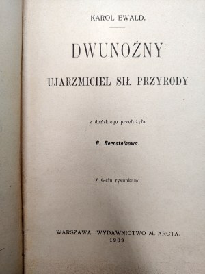 Ewald Karol - Two-legged - tamer of natural forces, Warsaw 1909