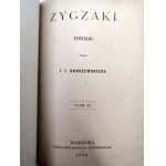 Kraszewski Józef Ignacy - Zygzaki - Tom I-II, Warszawa 1886
