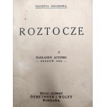 Szluhowa Modesta - Roztocze - Kraków 1928 [ Pierwsze Wydanie ]