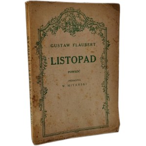 Flaubert Gustaw - Listopad - Warszawa 1920