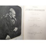 Krasiński Zygmunt - Pisma - herausgegeben mit Erlaubnis der Familie von Tadeusz Pini, kritische Gesamtausgabe mit einer Einleitung von Józef Kallenbach, Bände I-V, Lviv 1904