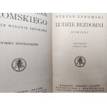 Żeromski Stefan - Pisma - Pierwsze wydanie zbiorowe - Ludzie Bezdomni, Przedwiośnie, Wierna rzeka, Syzyfowe prace, Popioły, Warszawa 1923