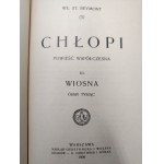 Reymont Stanisław Władysław - Chłopi - komplet, Warszawa 1909/10 [ Pierwsze Wydanie ]