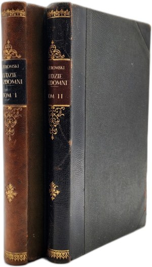 Żeromski Stefan - Ludzie bezdomni Volume I-II, Warsaw 1900 [ First Printing, First Edition ].