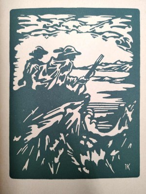 Kotarbiński Janusz - Nowele Tatrzańskie - Zakopane 1923 [ with linocuts by the author, stamp Gebethner and Wolff branch Zakopane ].
