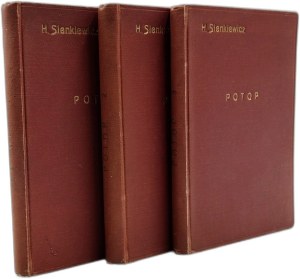 Sienkiewicz Henryk - Potop - jubilee edition, complete, Warsaw 1916