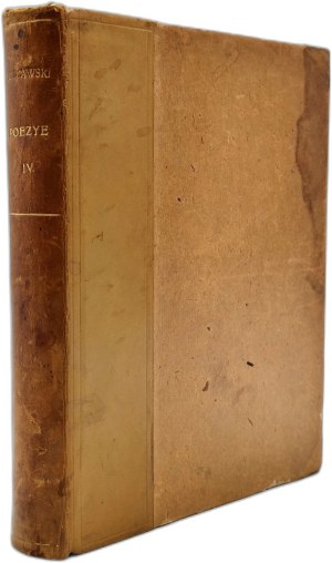 Zulawski Jerzy - Poetry - Volume IV , Lviv 1908 [ Ekslibris of the author].