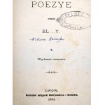Asnyk Adam - Poezje, Tom I-III - Lwów 1880/81