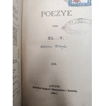 Asnyk Adam - Poezje, Tom I-III - Lwów 1880/81