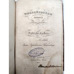 Schiller Friedrich - Wallenstein - dramatic poem, Volumes I-II - Lviv 1832 [ First printing, first edition ].