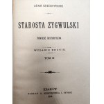 Krechowiecki Adam - Starosta Zygwulski - powieść historyczna, Tom I-II, Kraków 1894